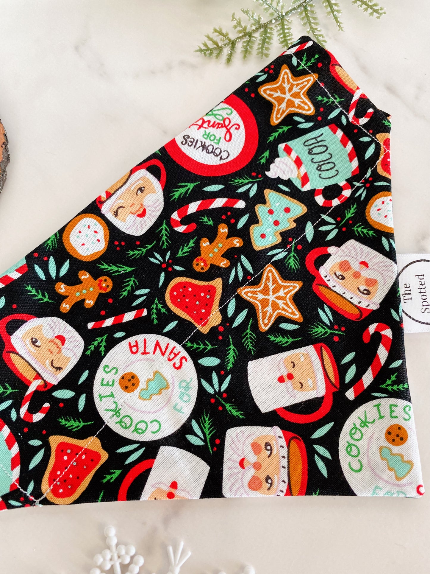 Santa’s cookies bandana