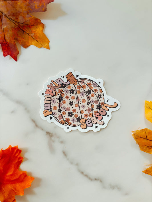 Pumpkin Season Sticker