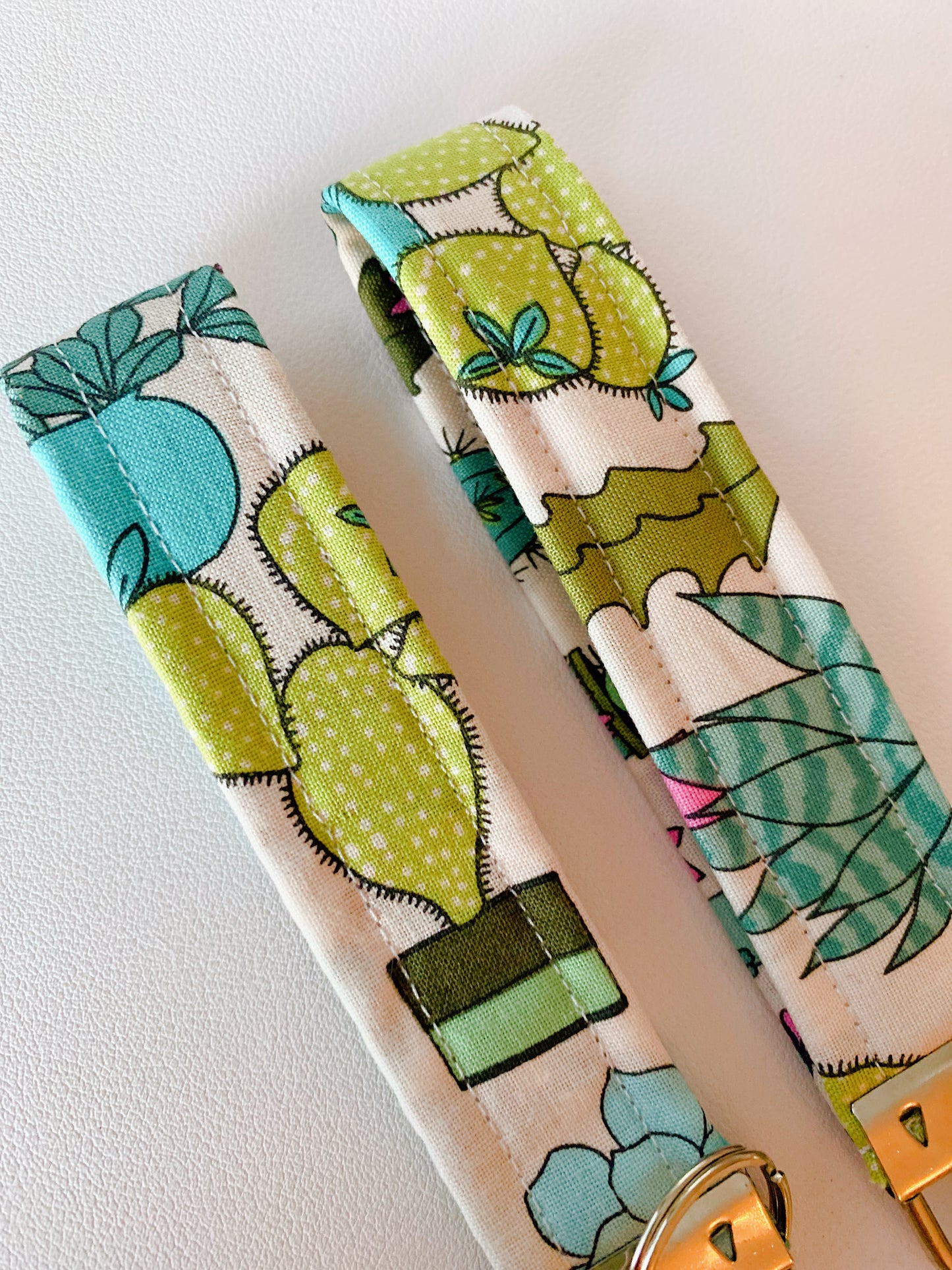 Succulent Keychain Wristlet