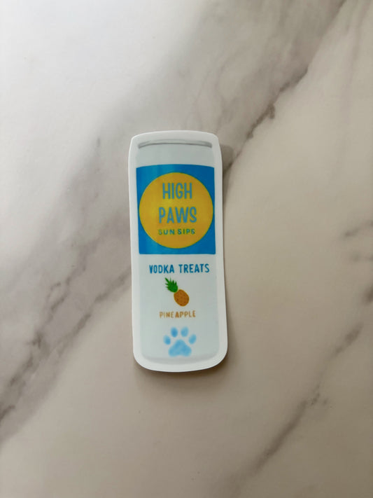 High Paws Stickers