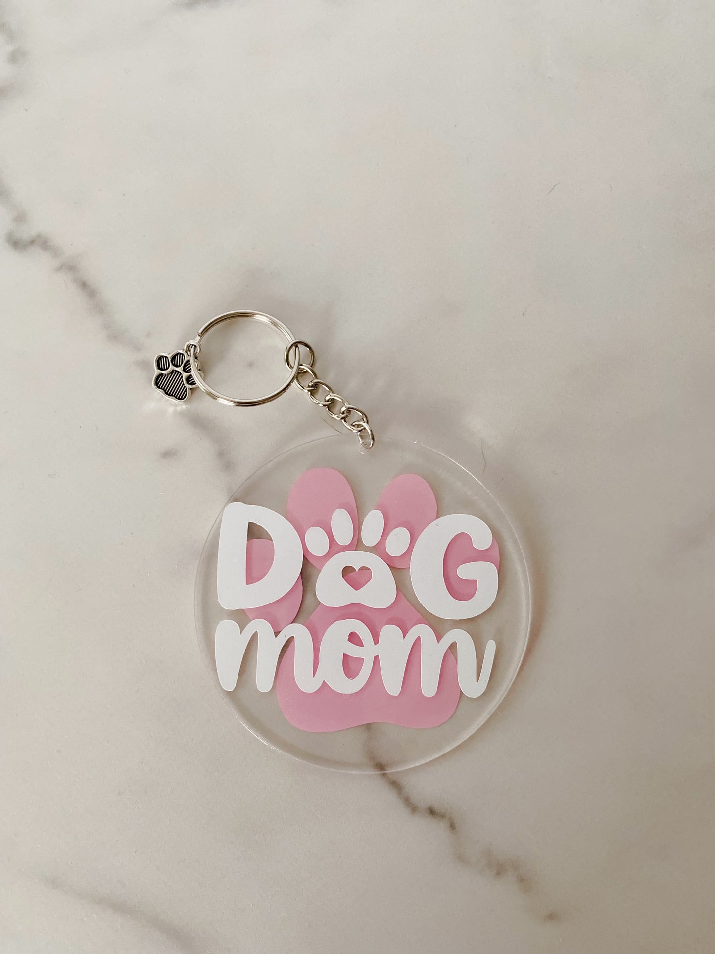 Dog Mom Keychain