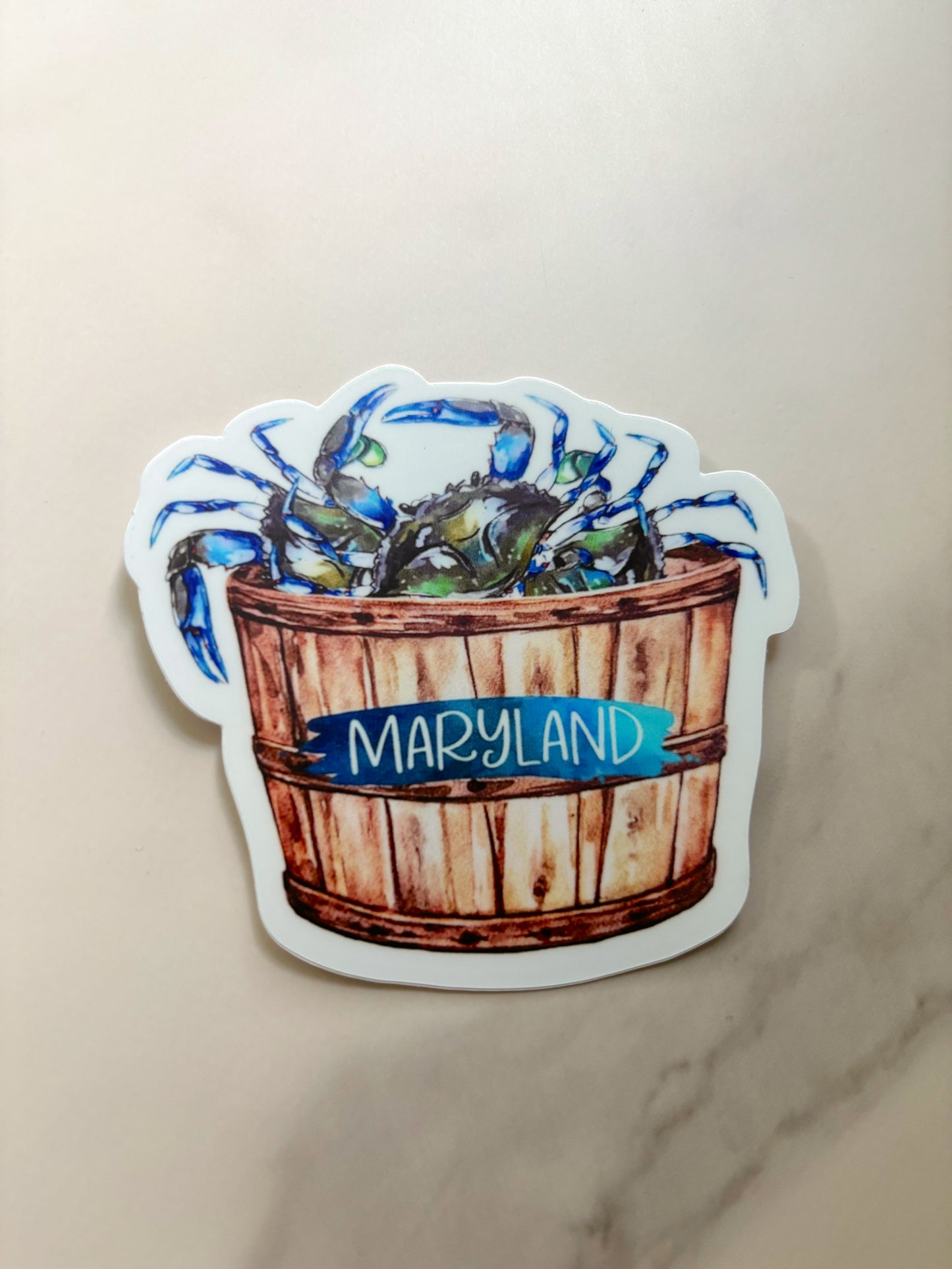 Maryland Blue Crab Sticker