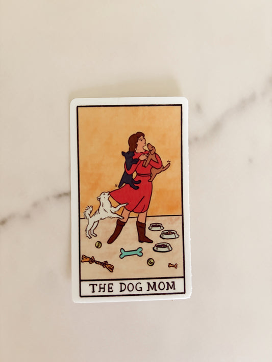The Dog Mom Tarot Sticker