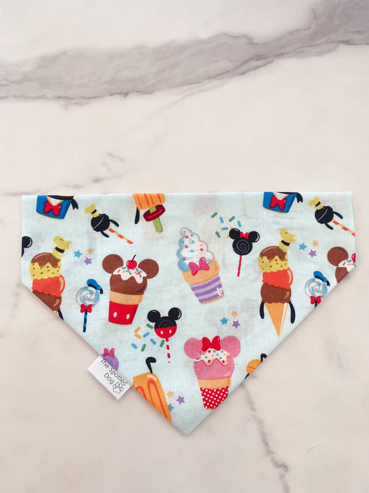 Ice Cream Character Pet Bandana