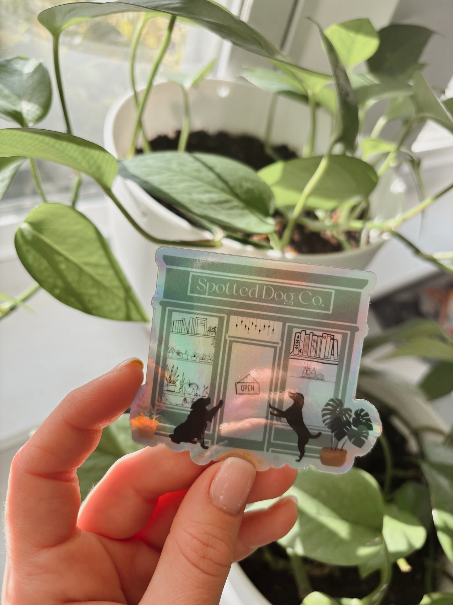 Shop sticker