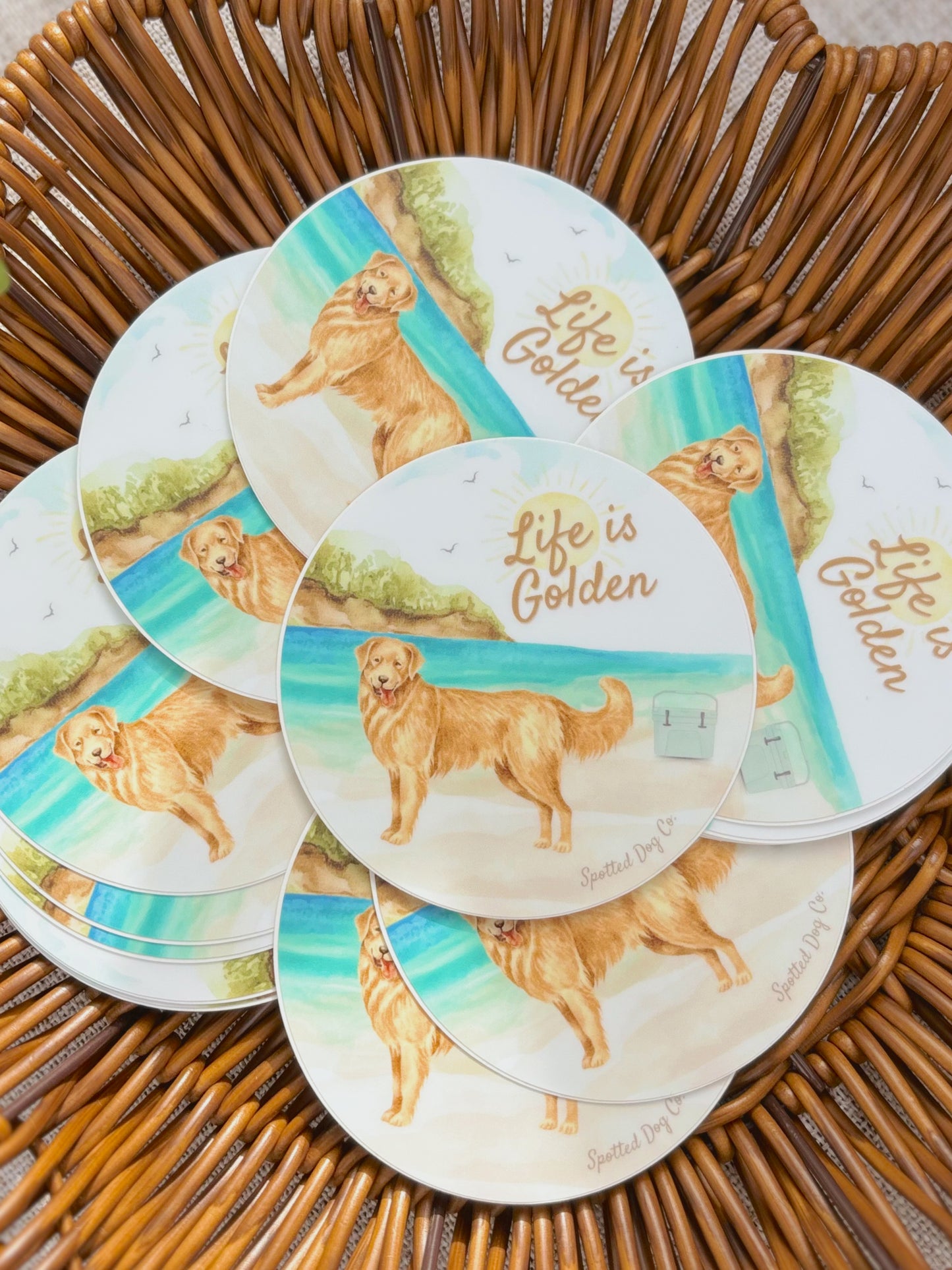 Life is golden sticker