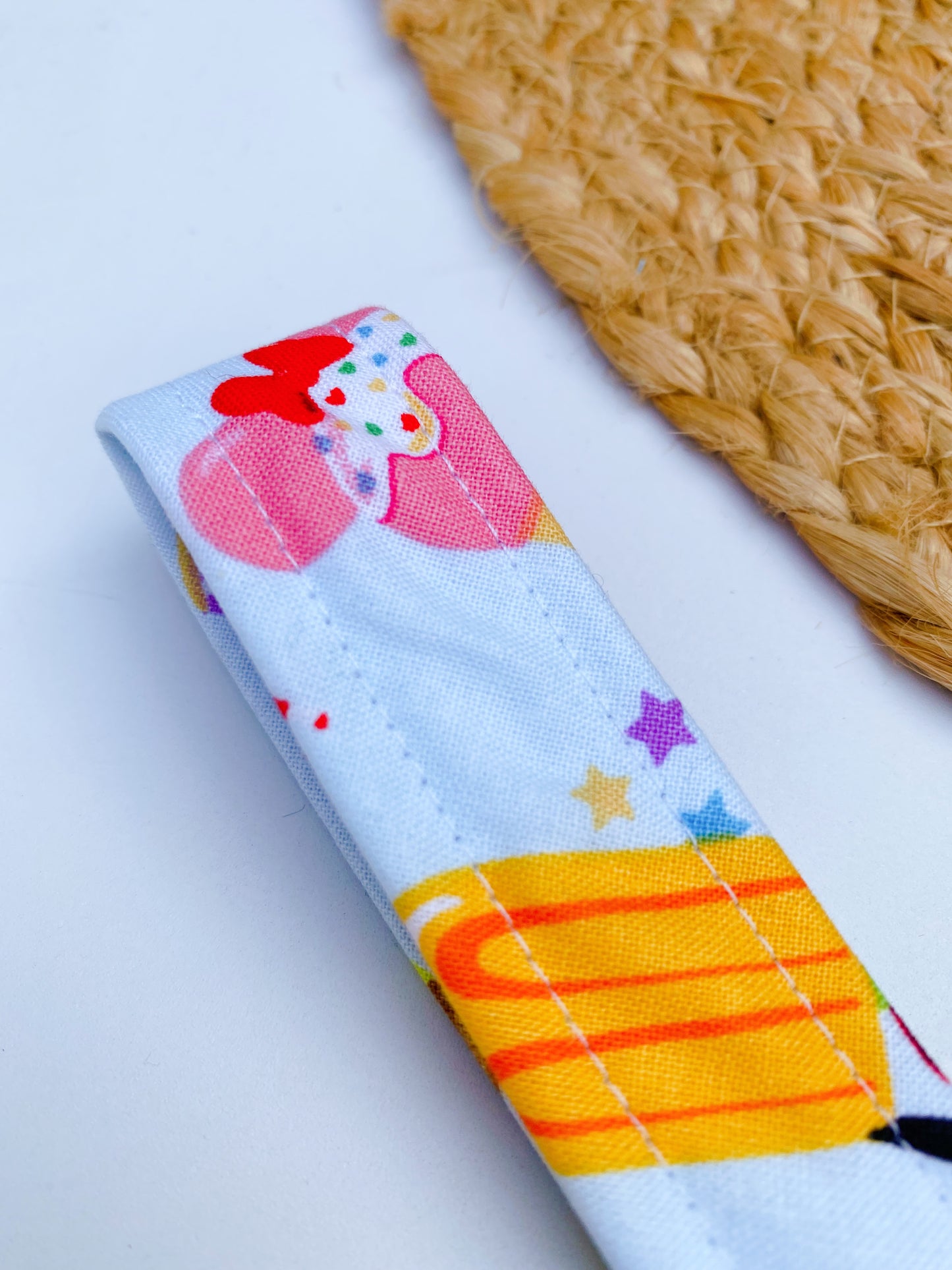 Ice cream Character Keychain Wristlet