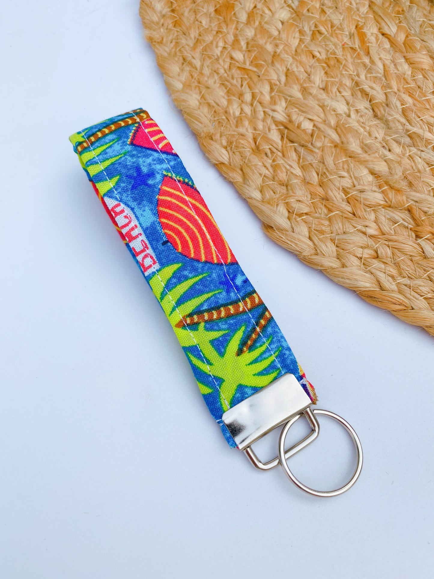 Beach Day Keychain Wristlet